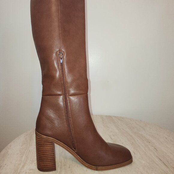 DV Dolce Vita Womens Flapper Square-Toe Kne Luggage from Macy’s - c026 - Picture 1 of 7